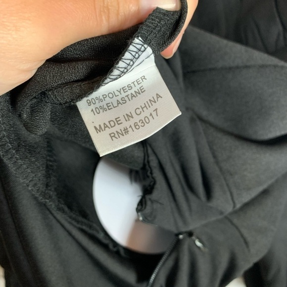 Princess Polly milkmaid Bodysuit Square
Neck Balloon Long Sleeve sz 10 Black - Picture 8 of 16